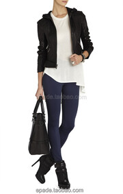 BCBG 美国代购 女款<em>短外套</em> 口袋 <em>拉链</em> 真皮10