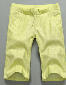 2014夏装<em>短裤男</em> <em>休闲麻</em>裤男士亚麻<em>短裤</em>男装 韩