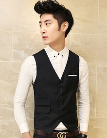 圣梵溪 2014新款<em>韩版</em>英伦背部收紧<em>韩版修身男</em>