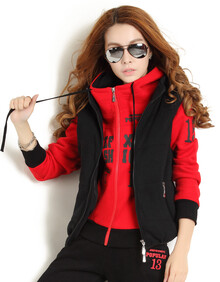 <em>旺顶丹</em>加厚<em>卫衣</em>三件套女秋冬季休闲<em>套装</em>女韩版