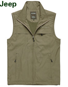 2014春装新款afs jeep吉普<em>马甲</em> <em>男装</em>拉绒<em>休闲马</em>