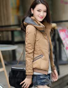 夕昕 2013<em>冬装</em>加厚保暖<em>女棉服</em> 韩版休闲<em>短款</em>水