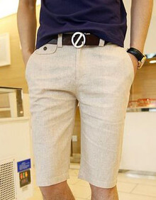 时尚猎人 韩版修身<em>男士短裤</em>休闲五分裤 2013夏