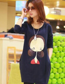 凌乱小女人打底衫长款<em>T恤</em>衣服<em>女装</em>韩版潮长袖