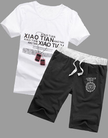 七武海 <em>休闲</em>裤<em>男装</em>夏装针织<em>短裤</em>五分裤运动休