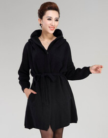 珂珂艾丽正品 2013秋冬新款 <em>貂绒大衣</em> <em>风衣</em> 长