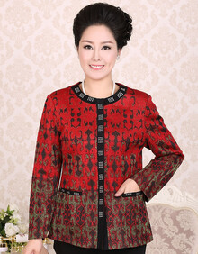 菊2013新款秋装中老年女装外套<em>中年女开衫</em>妈
