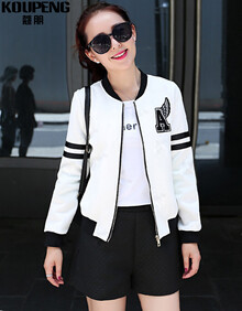 白色2016春季 短外套 女装 服饰内衣 【行情 价