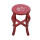 红木色印花组装凳