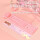 粉色白光(复古版)键盘+粉鼠标+萌猫手托