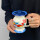 【大号】蓝色痰盂杯420ml+盖子