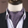 紫色曲线真丝领巾