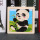 木质拼图-熊猫