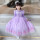 紫色毛衣裙+披纱+皇冠+魔法棒