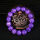 紫龙晶单圈手链7MM