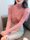 粉色 网纱针织衫