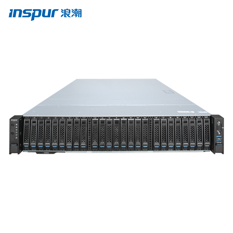 浪潮（INSPUR) 机架式服务器NF5280M5/4210*1/32G/2T*1/双千兆*1/550W*2/三年服务