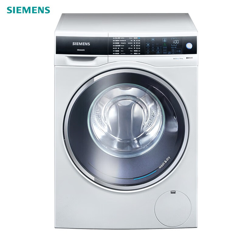 西门子(SIEMENS)- 洗烘一体机 10公斤 变频全自动滚筒洗衣机 双重自洁 热风除菌