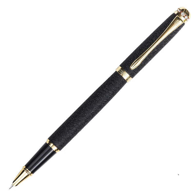 英雄（HERO）1520 黑色绒砂多彩细尖 铱金钢笔练字笔墨水笔办公签字笔