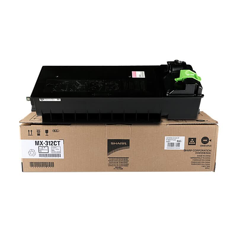 夏普（SHARP）MX-312CT 原装黑色墨粉（适用MX-M261/311/2628L/