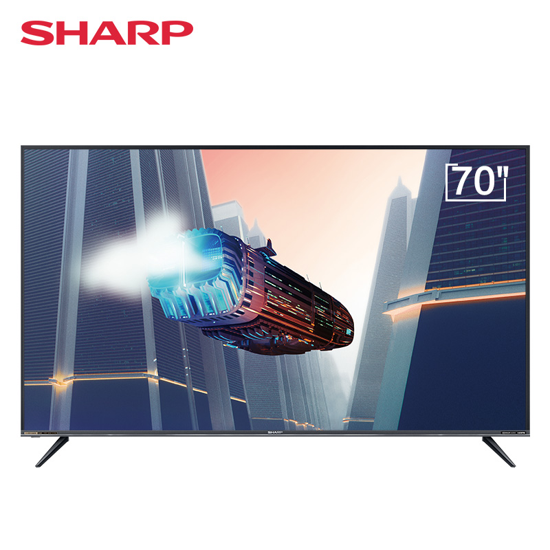 夏普（SHARP）70B3RM 70英寸 4K超高清 杜比音效 电视机 含支架