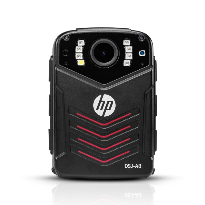 惠普HP DSJ-A8 执法记录仪1296P高清红外夜视 3600万像素现场记录仪 官方标