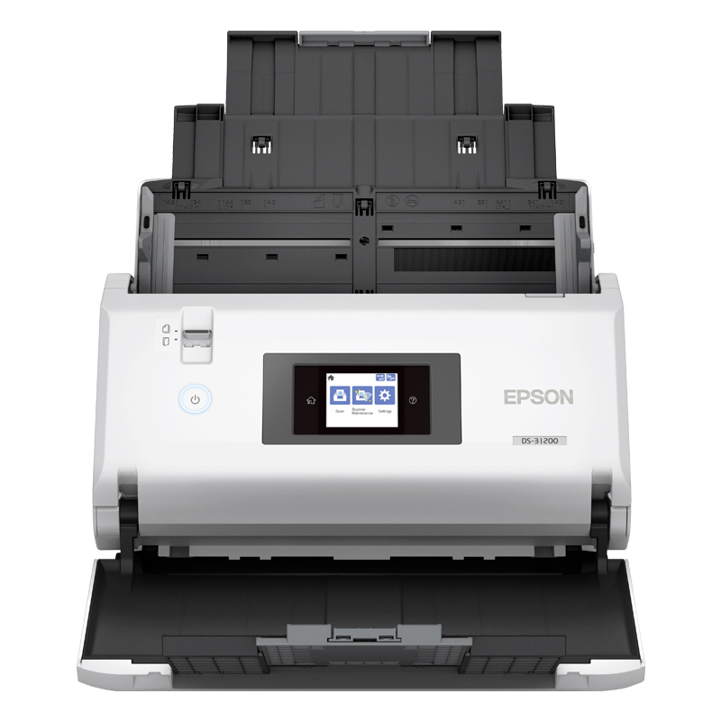 爱普生（EPSON）DS-31200 A3大幅面馈纸式彩色文档高速扫描仪 双面扫描/90p