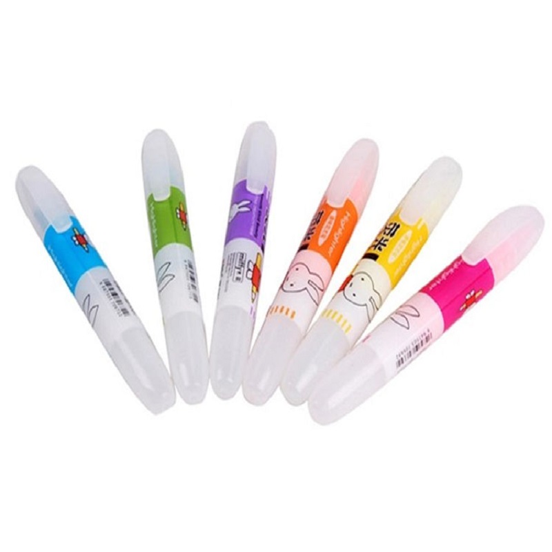 晨光MF5301彩色荧光笔 米菲香味荧光笔 划写重点记号笔 12支1盒装（橙色）
