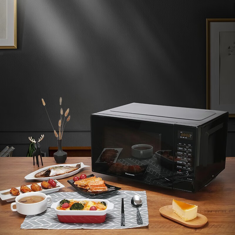 松下（Panasonic）微波炉烤箱一体机智能家用微波炉多功能烤箱23升NN-GF33KB