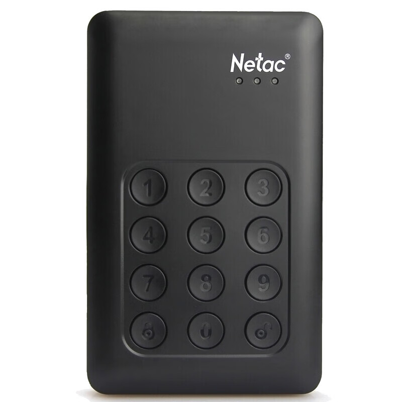 朗科 (Netac)USB3.0移动硬盘 K588安全系列2.5英寸按键加密USB物理密码