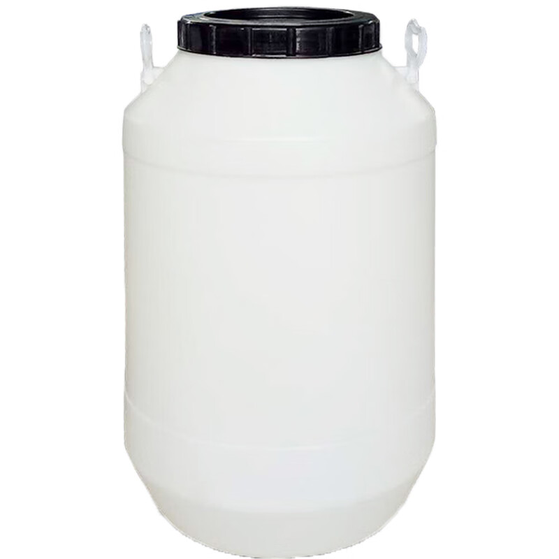 鸿正 带盖塑料水桶 50L 直径40cm高57cm /个（桶盖黑白随机） 定制