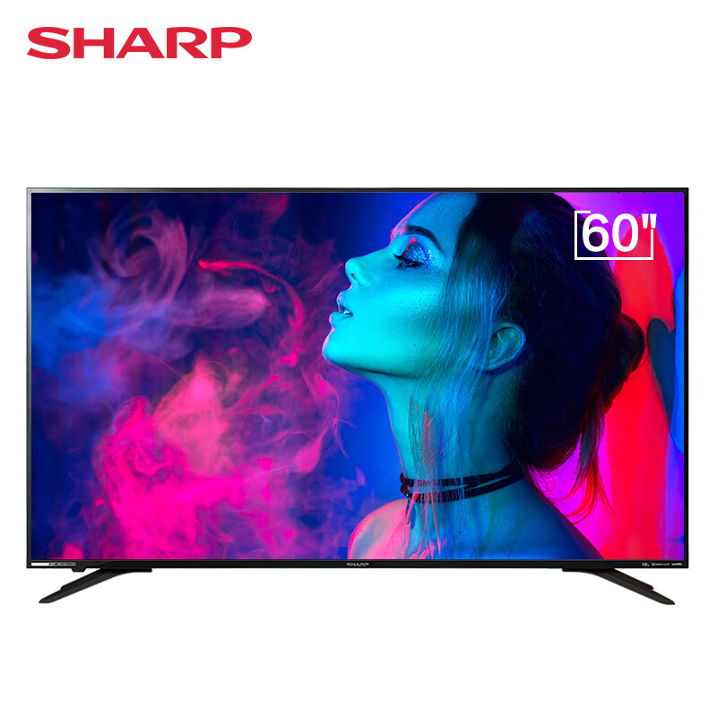 夏普（SHARP）LCD-60SU575A 60英寸 4K超高清 广色域 杜比音效 宽音域 双线WIFI 智能网络液晶电视机
