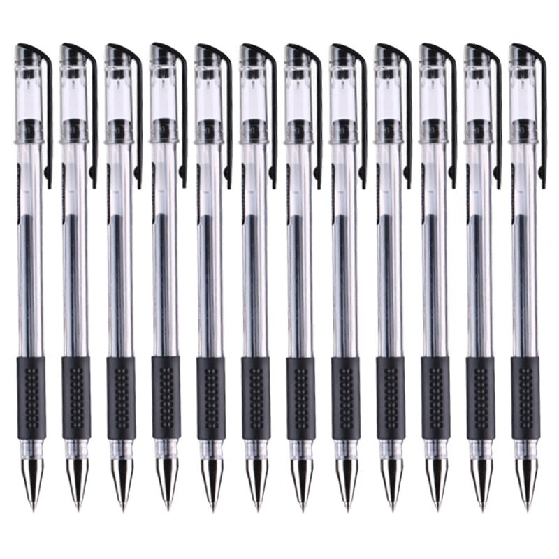 晨光（M&G） 风速Q7中性笔/签字笔/水性笔 办公中性笔商务签字笔0.7mm AGP30105 黑色 12支装