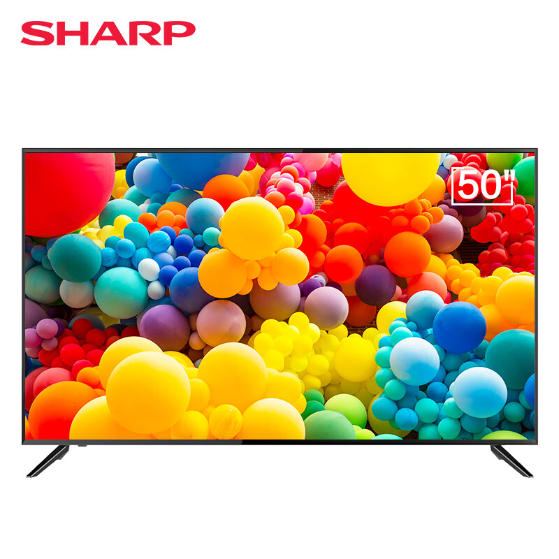 夏普（SHARP）50X6A 50英寸4K超高清 立体环绕声 智能网络液晶电视机