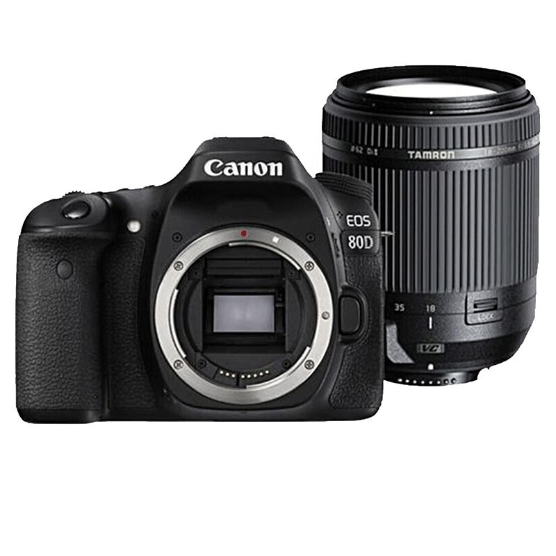 佳能（Canon） EOS 80D 数码单反相机 腾龙18-200mmDi II VC镜头 套餐二