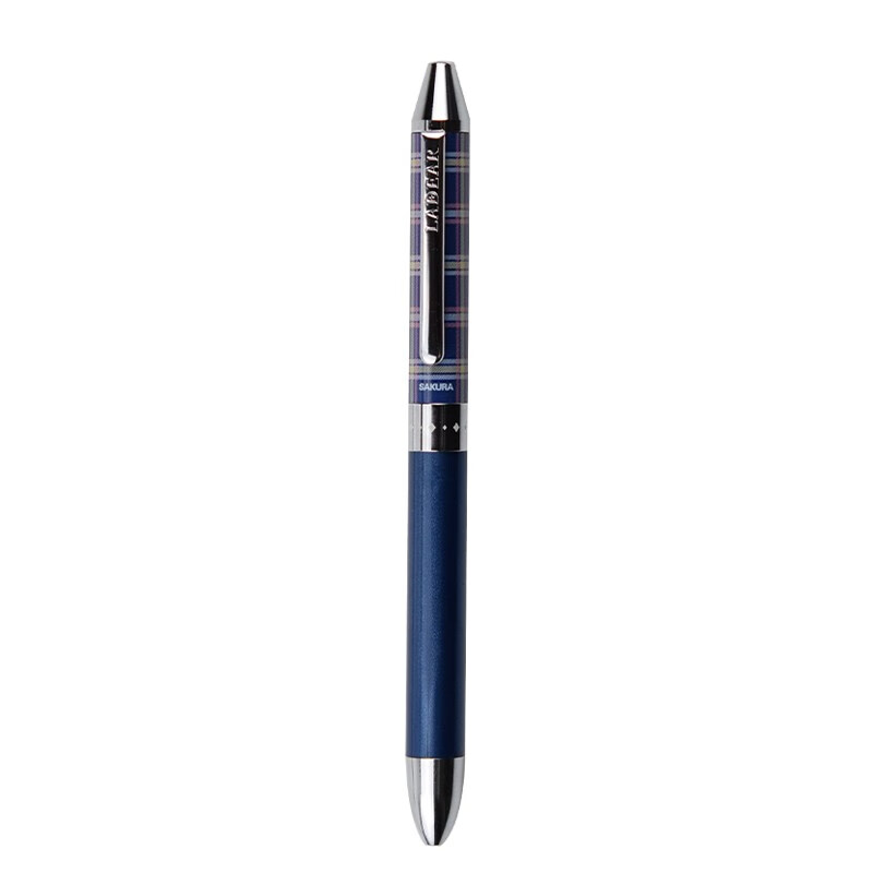 樱花(SAKURA) 回转式三色中性笔LADEAR 女士签字笔商务多功能笔原子笔 0.4m