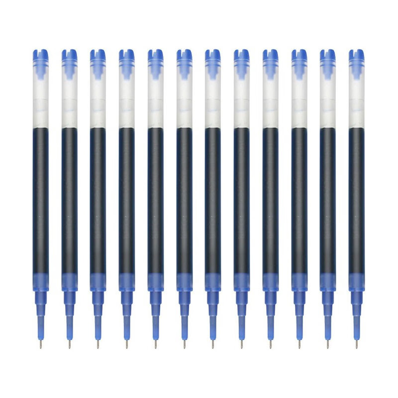 百乐(PILOT)中性笔芯按动水性笔替芯笔芯蓝0.5BLS-VB5RT-L单盒装（12支）