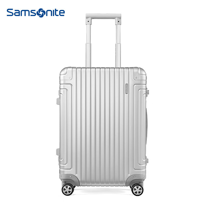 Samsonite/新秀丽镁铝合金铝框拉杆箱万向轮行李箱男女旅行箱登机箱 DB3 20英寸