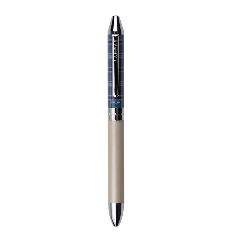 樱花(SAKURA) 回转式三色中性笔LADEAR 女士签字笔商务多功能笔原子笔 0.4m