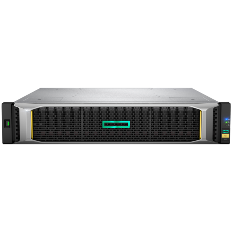 惠普(HP) HPE MSA 2050 SAN磁盘存储柜 2个8Gb FC光纤双控 24个2.5盘位 4块600GB 10K SAS 2.5硬盘