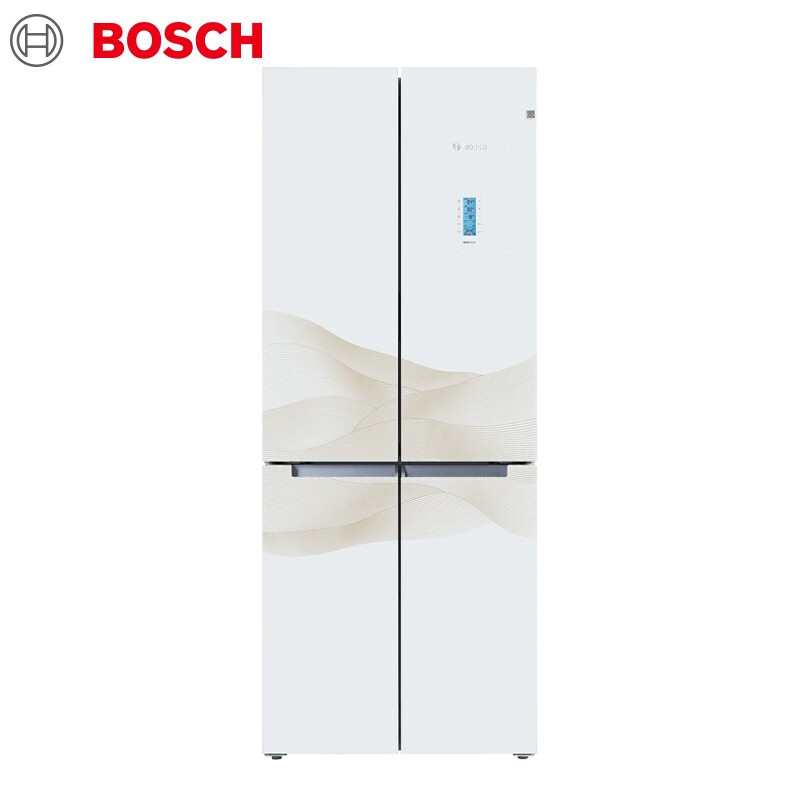 博世 BOSCH 452升 变频混冷无霜 十字对开门多门冰箱 零度保鲜（山峦纹白） BCD