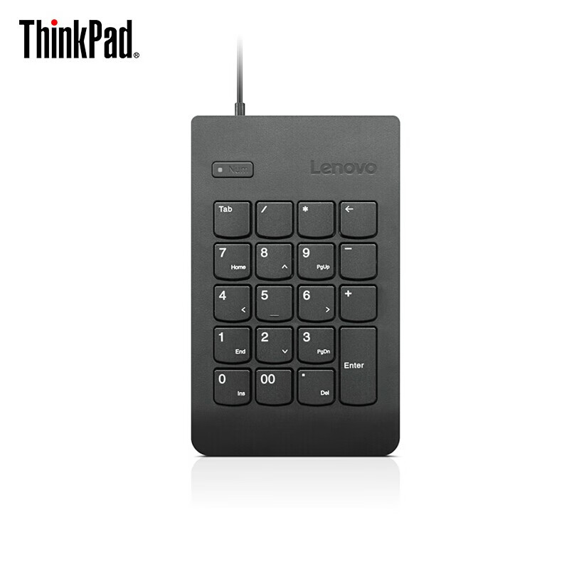 ThinkPad 0B47087数字键盘 联想有线USB财务收银办公小键盘 4Y40R38