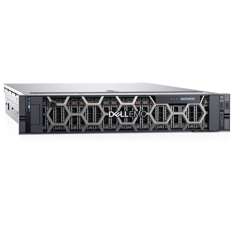 戴尔（DELL）PowerEdge R840 2U机架式4路服务器主机 虚拟化/数据库/HPC R840:4x铂金8276(112核2.2G)双电 3T内存/4x1.92T ssd/H740p-8G