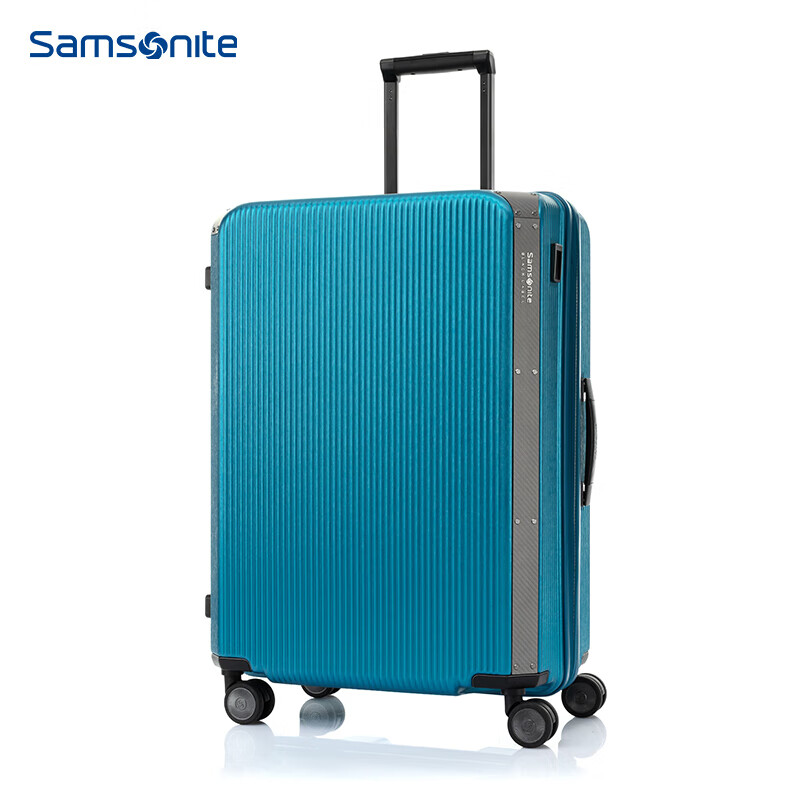 Samsonite/新秀丽拉杆箱行李箱男女旅行箱密码箱可扩展托运箱28英寸 水绿色
