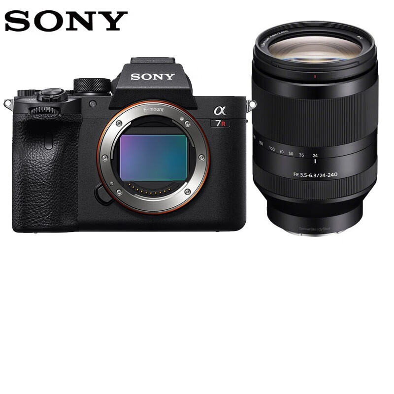 索尼（SONY）Alpha 7R IV/ILCE-7RM4/A7R4/A7R3升级全画幅微单数码相机 FE 24-240mm 一镜走天下镜头 套餐二