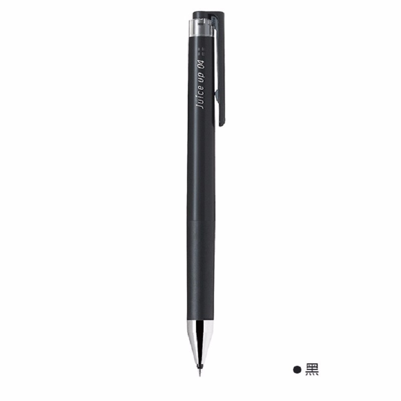日本百乐（PILOT）Juice Up新款彩色中性笔手账笔 黑色 0.4mm 10支装 LJP-20S4-B原装进口