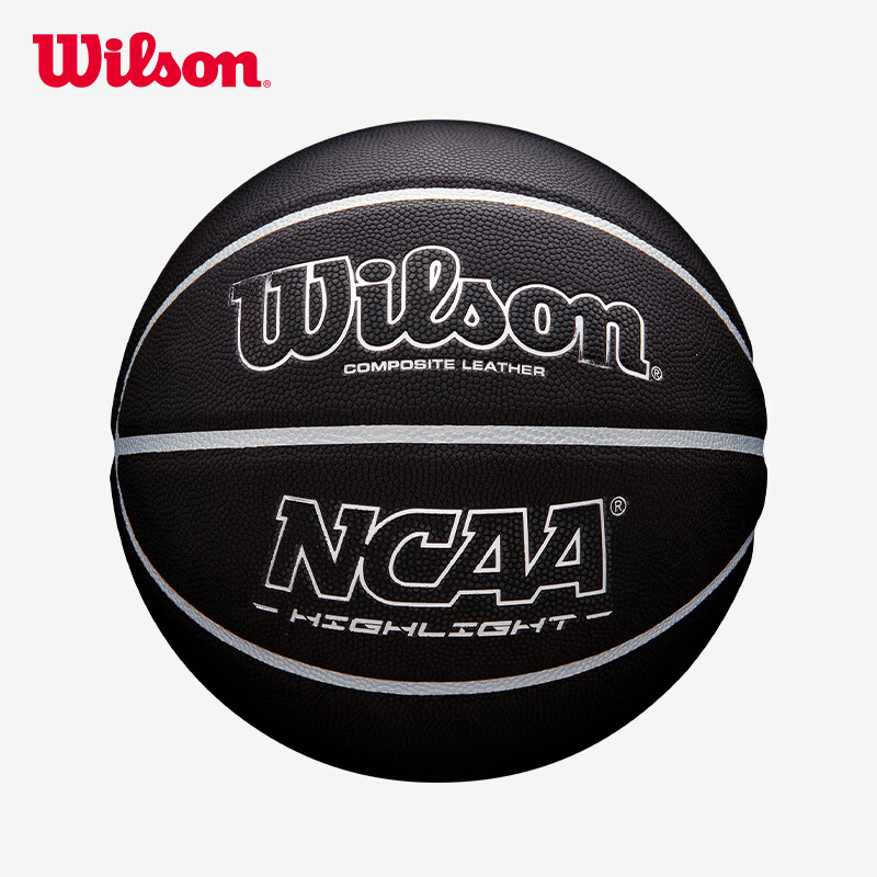 威尔胜（Wilson） NCAA HIGHLIGHT 专业比赛篮球 7号成人PU抓握控制耐久WTB067529IB07CN