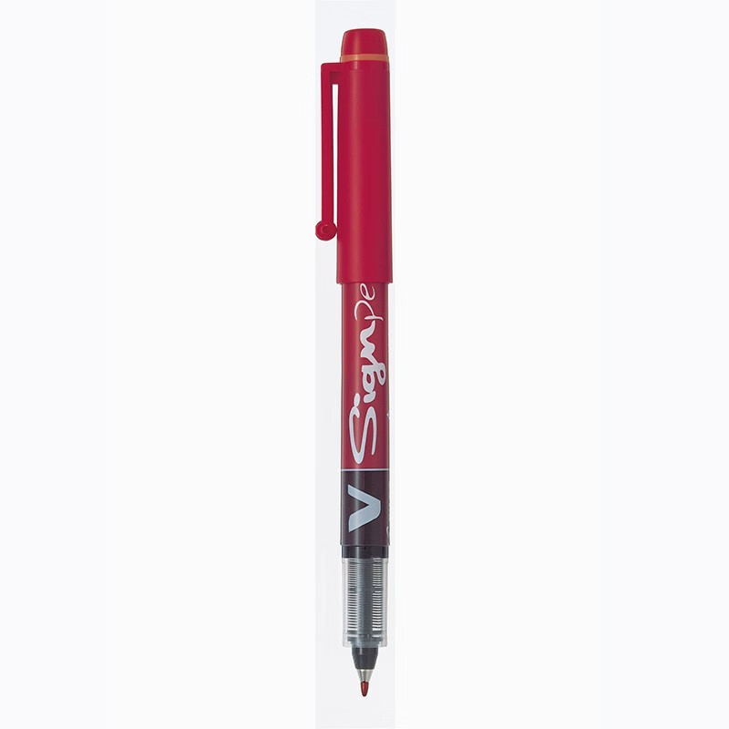 百乐（PILOT）SW-VSP大容量草图笔V-Sign Pen速写笔签字笔 1.0mm 红
