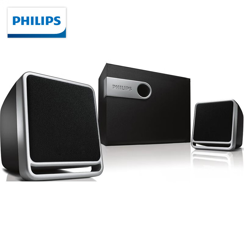 飞利浦（PHILIPS）SPA2341 音箱音响台式电脑低音炮家用多媒体2.1音箱桌面笔记