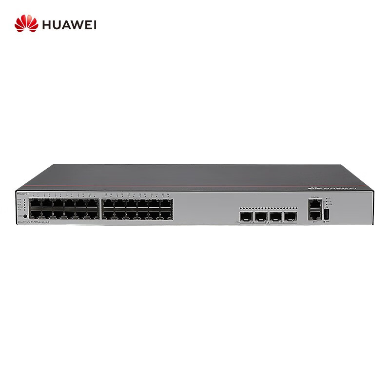 华为（HUAWEI）企业级24口千兆以太网+4口千兆光 POE供电交换机-S5735S-L